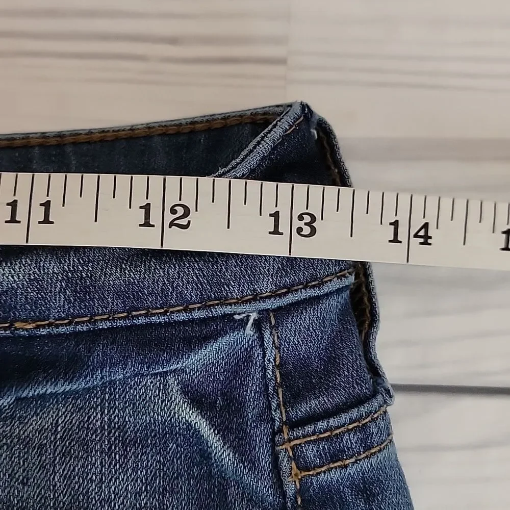 American Eagle 360° Extreme Flex Slim Straight Blue Jeans Womens Size 26